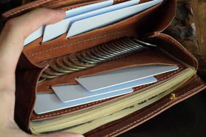 コンパクトウォレット　“legacy” - レガシー -【クロコダイル型押し】